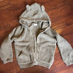 Jamie Kay - Cozy Knit Cardigan with Ears